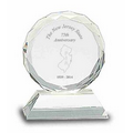 Round Crystal Award (5"x 6.75")